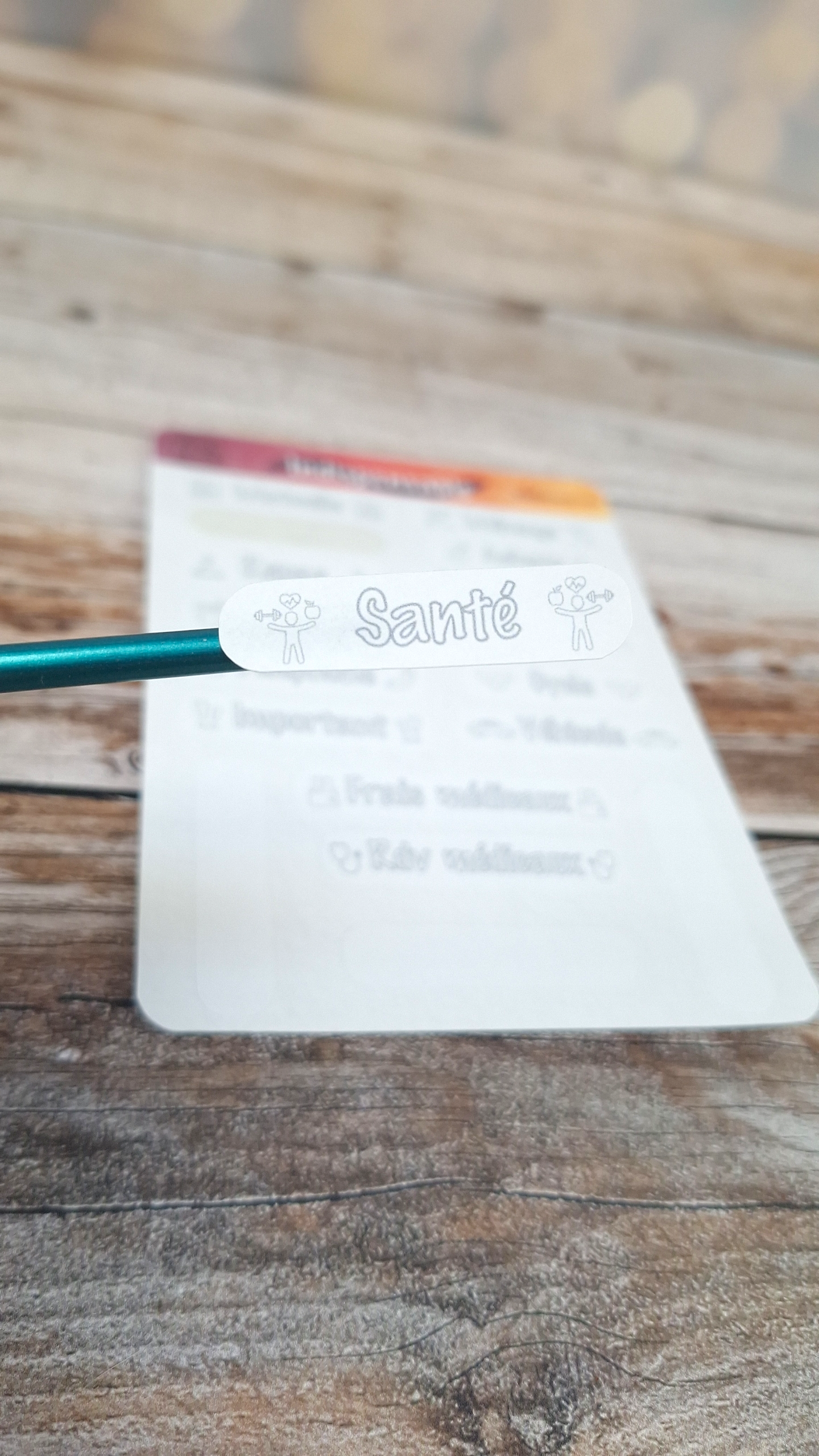 Planche de Stickers - Indispensable 🗂️