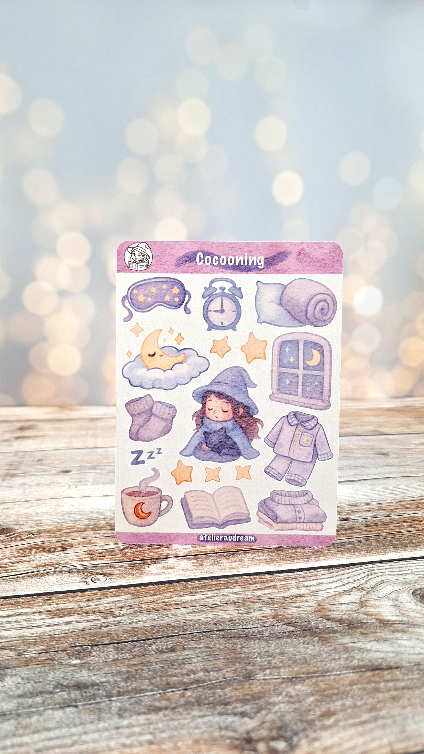 Planche de Stickers - Cocooning 🧦
