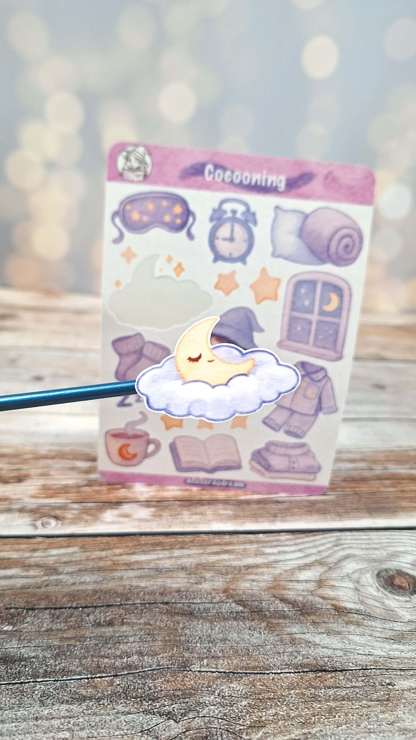 Planche de Stickers - Cocooning 🧦