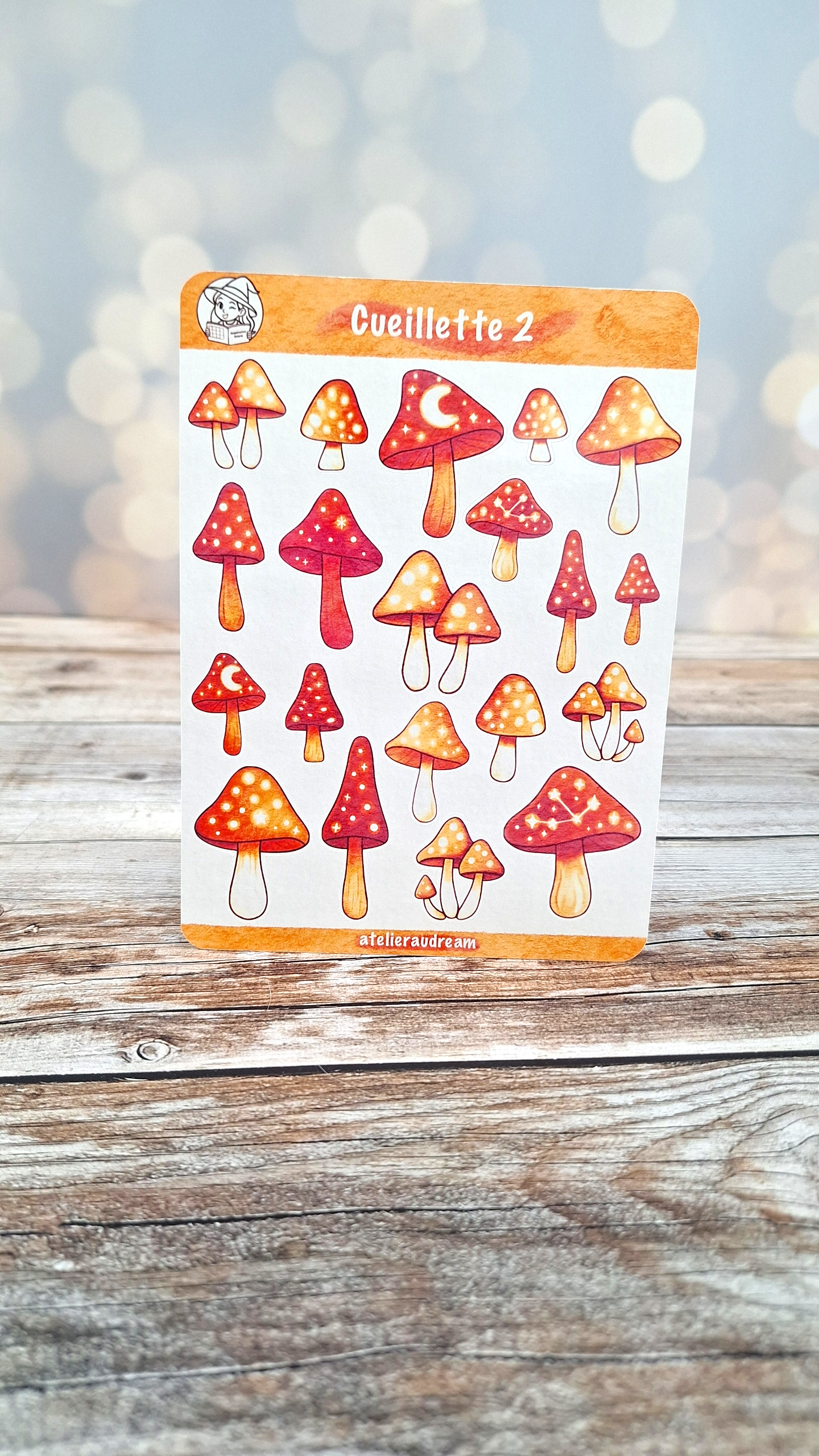 Planche de Stickers - Cueillette 2 🍄🍂