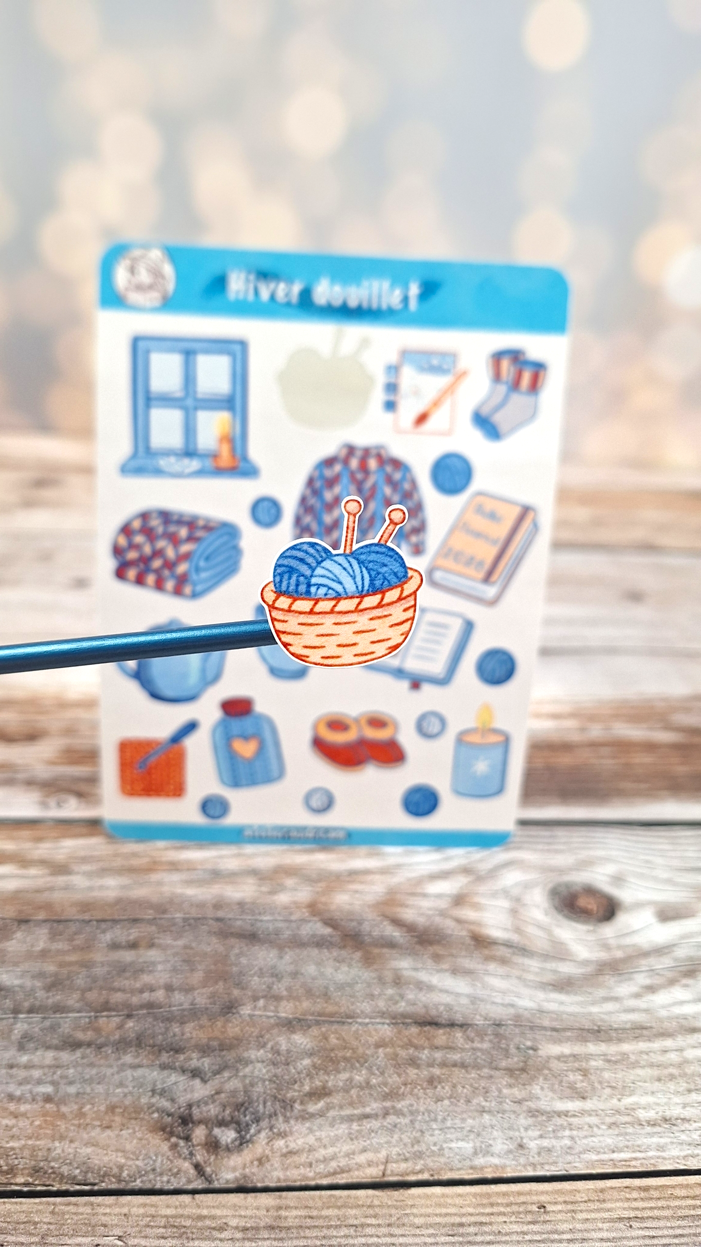 Planche de Stickers - Hiver Douillet 🧦