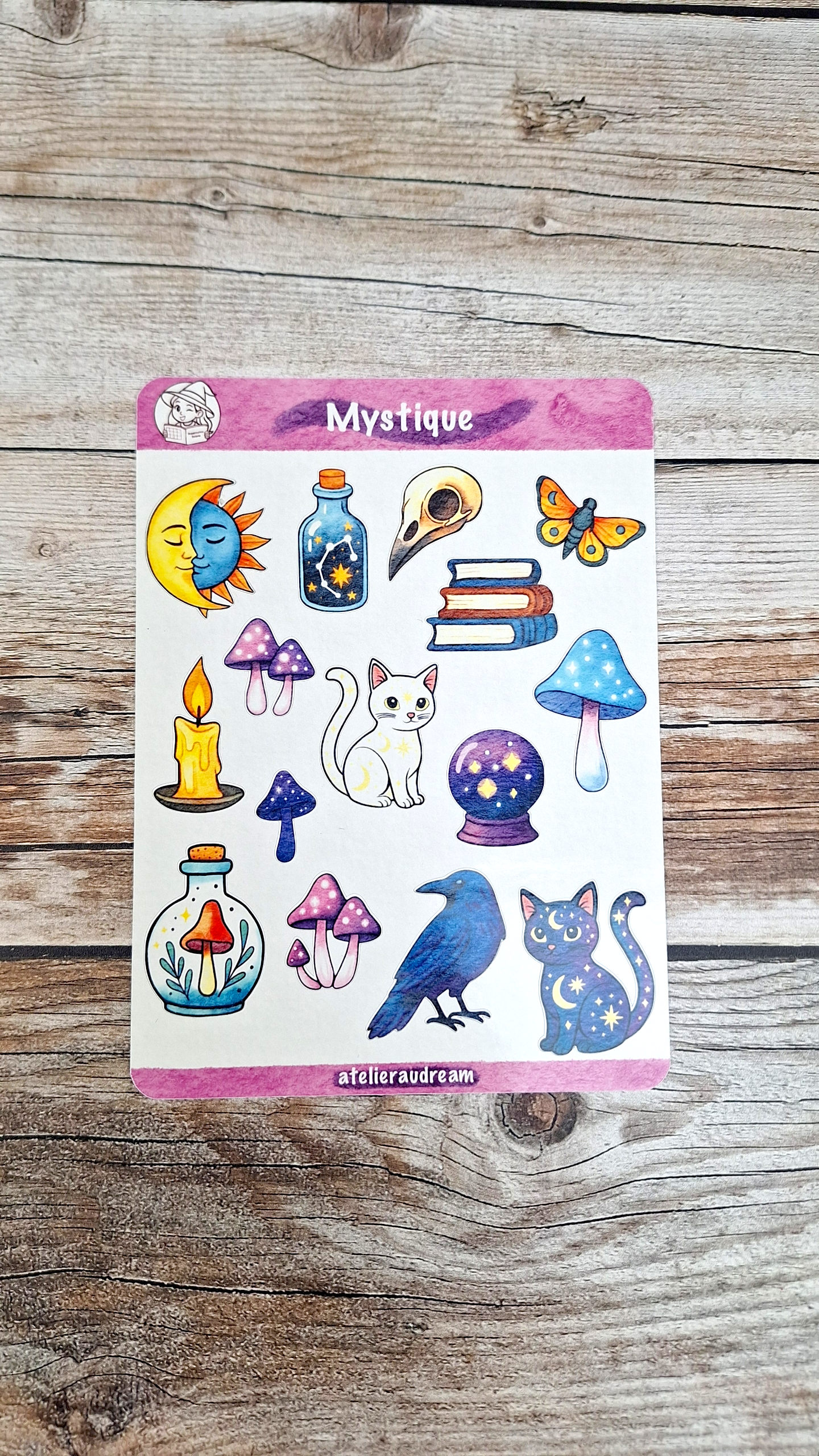 Planche de Stickers - Mystique 🔮