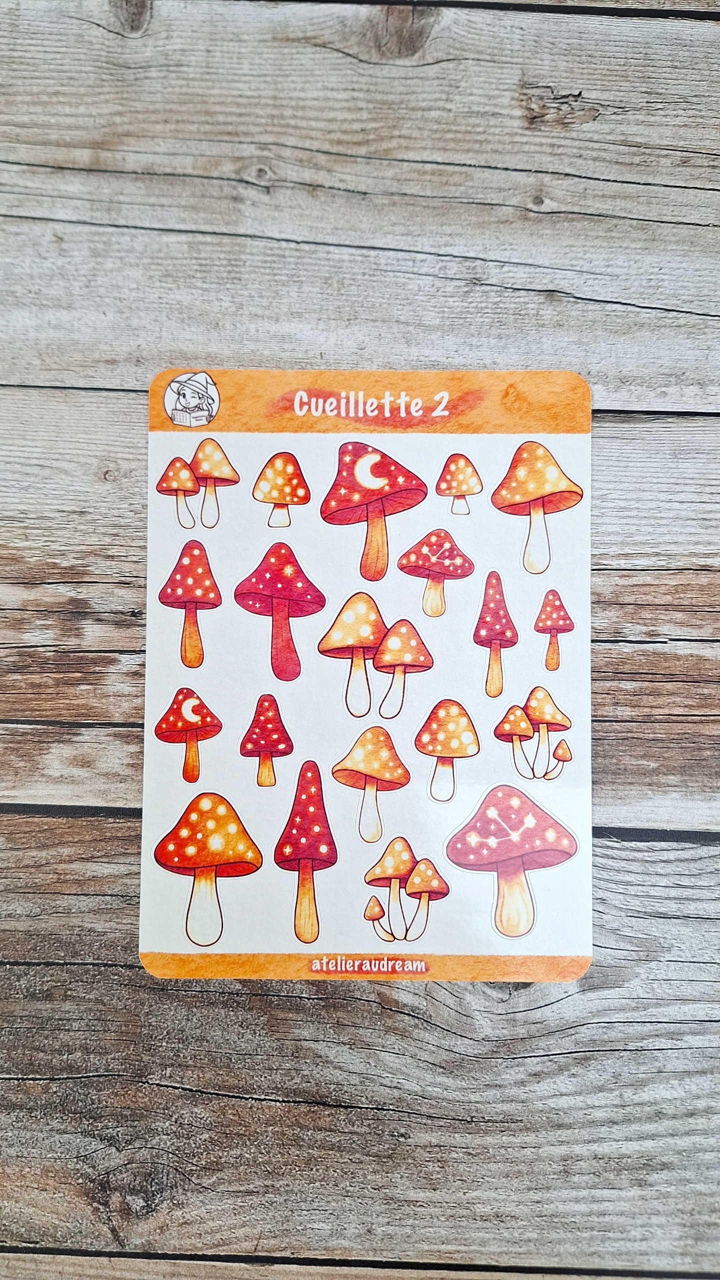 Planche de Stickers - Cueillette 2 🍄🍂