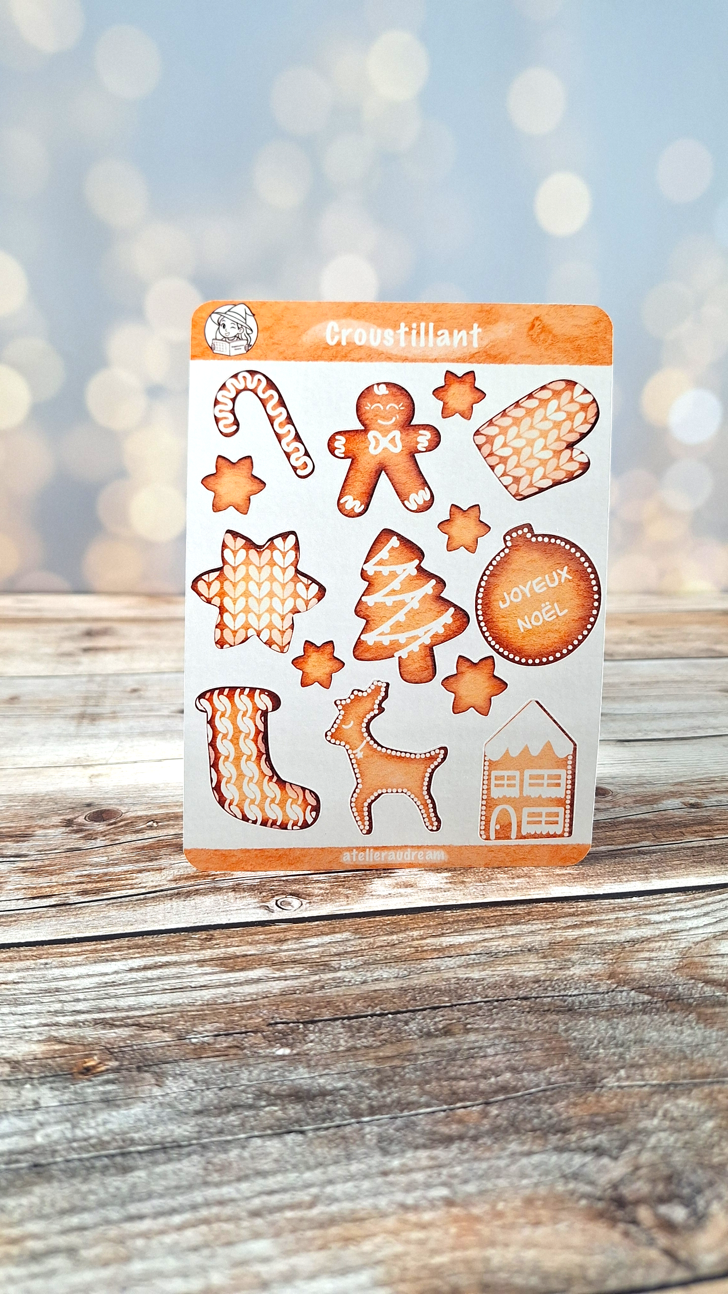 Planche de Stickers - Croustillant 🍪